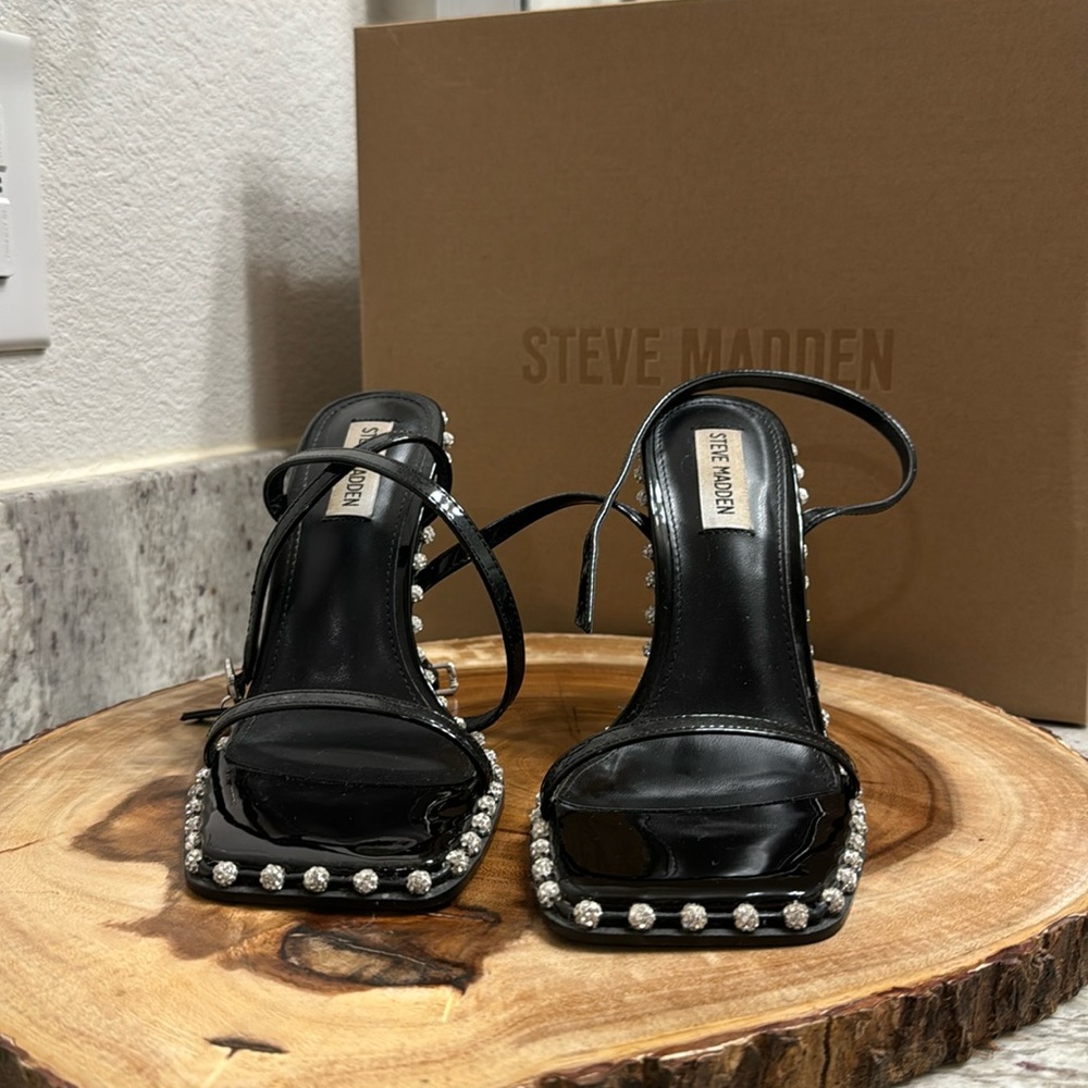 Steve Madden Zelle Heels 8.5 Black